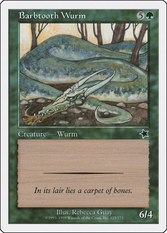 Image for Barbtooth Wurm (125) [Starter 1999]