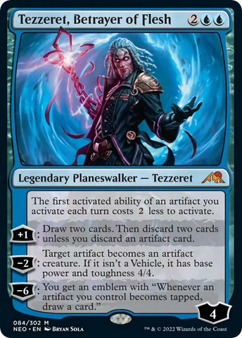 Image for Tezzeret, Betrayer of Flesh (84) [Kamigawa: Neon Dynasty]