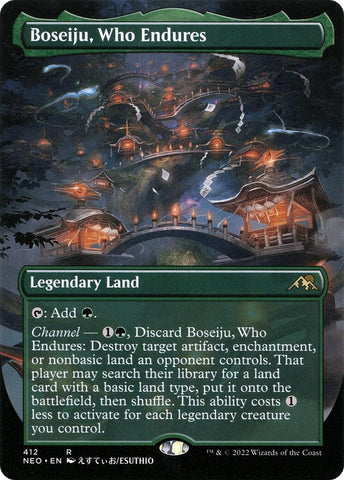 Image for Boseiju, Who Endures (Borderless) (412) [Kamigawa: Neon Dynasty]