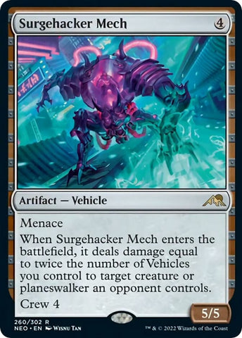 Image for Surgehacker Mech (260) [Kamigawa: Neon Dynasty]
