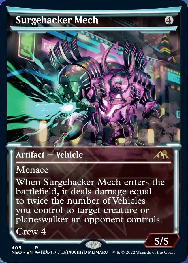 Image for Surgehacker Mech (Showcase) (405) [Kamigawa: Neon Dynasty]