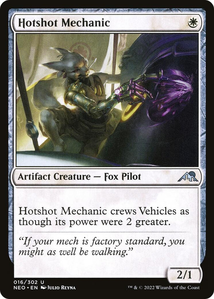 Image for Hotshot Mechanic (16) [Kamigawa: Neon Dynasty]