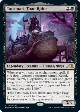 Image for Tatsunari, Toad Rider (123) [Kamigawa: Neon Dynasty]