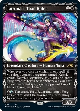 Image for Tatsunari, Toad Rider (Showcase) (345) [Kamigawa: Neon Dynasty]