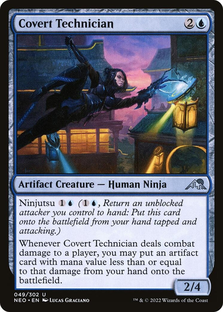 Image for Covert Technician (49) [Kamigawa: Neon Dynasty]