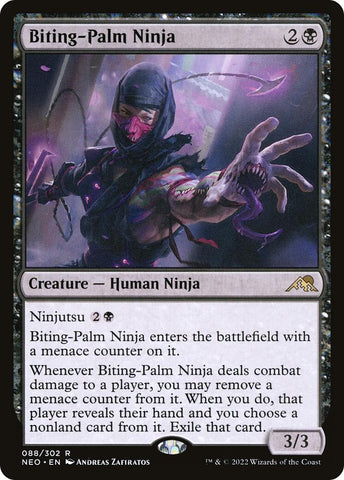 Image for Biting-Palm Ninja (88) [Kamigawa: Neon Dynasty]