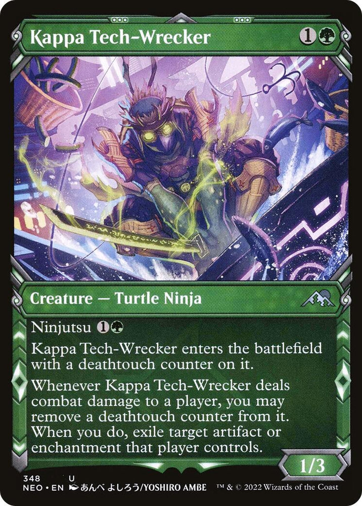 Image for Kappa Tech-Wrecker (Showcase) (348) [Kamigawa: Neon Dynasty]