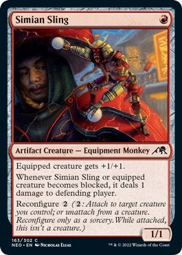 Image for Simian Sling (163) [Kamigawa: Neon Dynasty]