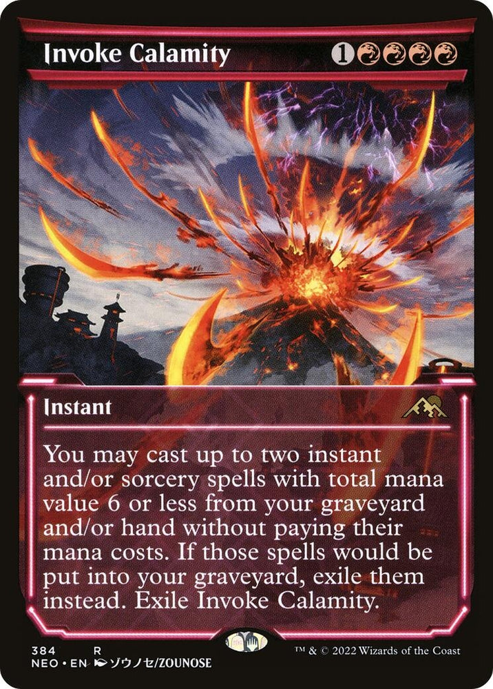 Image for Invoke Calamity (Showcase) (384) [Kamigawa: Neon Dynasty]