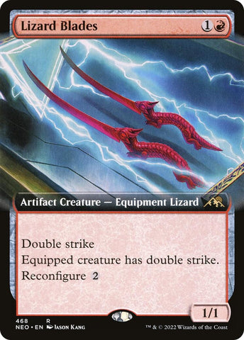 Image for Lizard Blades (Extended Art) (468) [Kamigawa: Neon Dynasty]