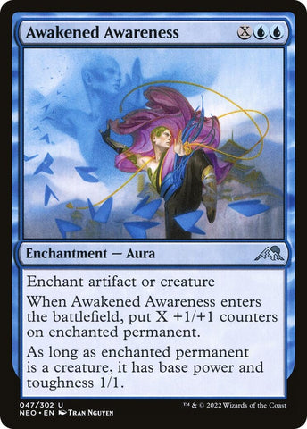 Image for Awakened Awareness (47) [Kamigawa: Neon Dynasty]
