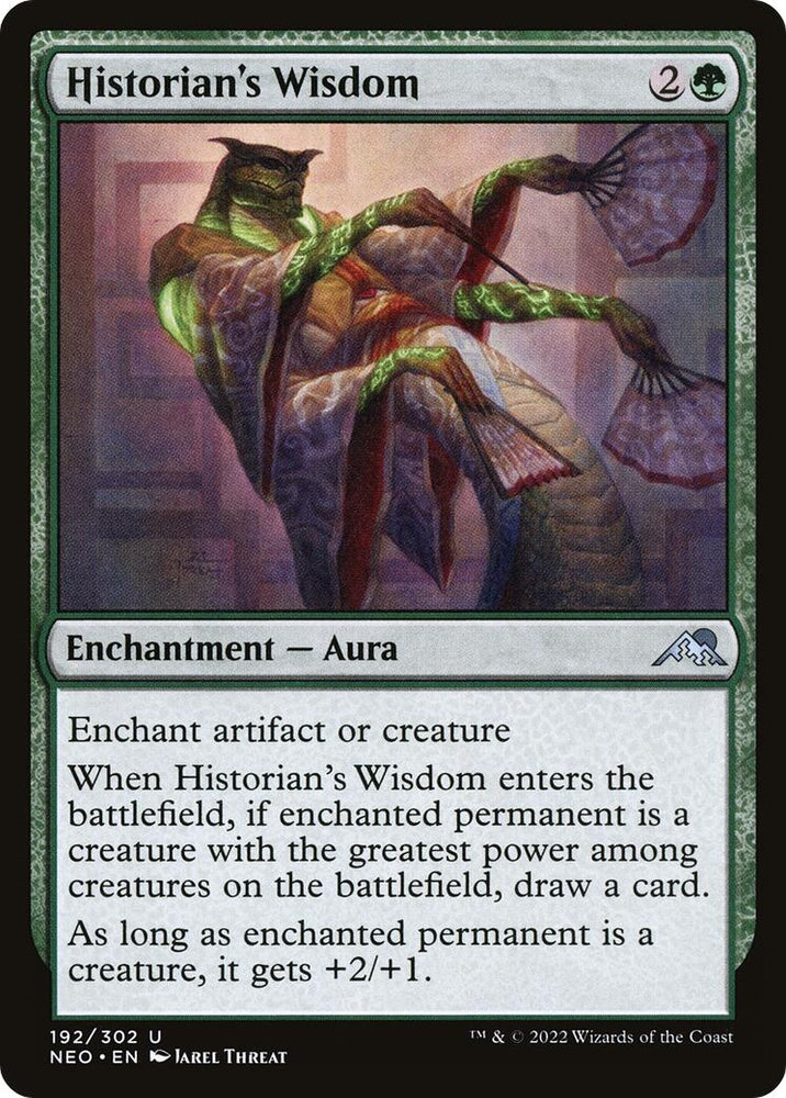 Image for Historian's Wisdom (192) [Kamigawa: Neon Dynasty]
