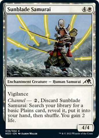 Image for Sunblade Samurai (39) [Kamigawa: Neon Dynasty]