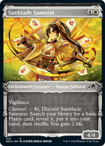 Image for Sunblade Samurai (Showcase) (315) [Kamigawa: Neon Dynasty]