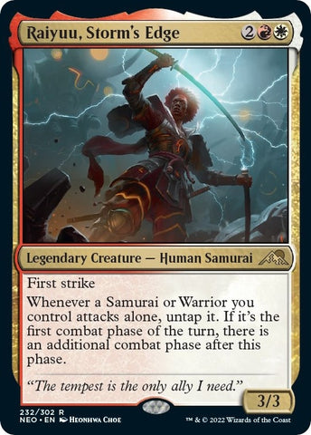 Image for Raiyuu, Storm's Edge (232) [Kamigawa: Neon Dynasty]