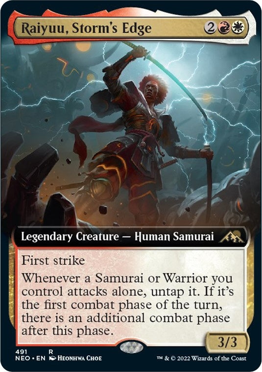 Image for Raiyuu, Storm's Edge (Extended Art) (491) [Kamigawa: Neon Dynasty]
