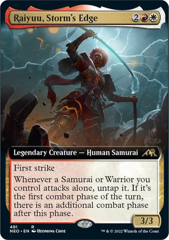 Image for Raiyuu, Storm's Edge (Extended Art) (491) [Kamigawa: Neon Dynasty]
