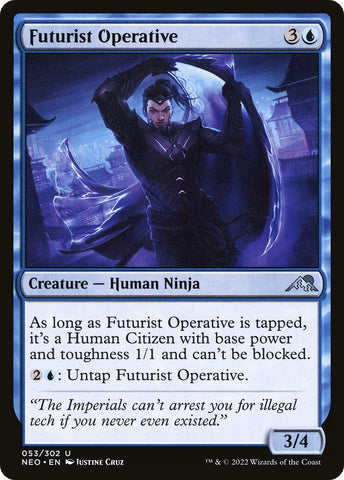 Image for Futurist Operative (53) [Kamigawa: Neon Dynasty]