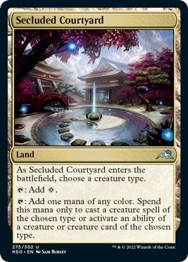 Image for Secluded Courtyard (275) [Kamigawa: Neon Dynasty]