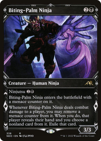 Image for Biting-Palm Ninja (Showcase) (338) [Kamigawa: Neon Dynasty]