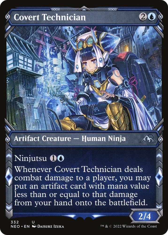 Image for Covert Technician (Showcase) (332) [Kamigawa: Neon Dynasty]