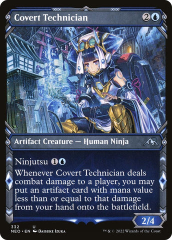 Image for Covert Technician (Showcase) (332) [Kamigawa: Neon Dynasty]