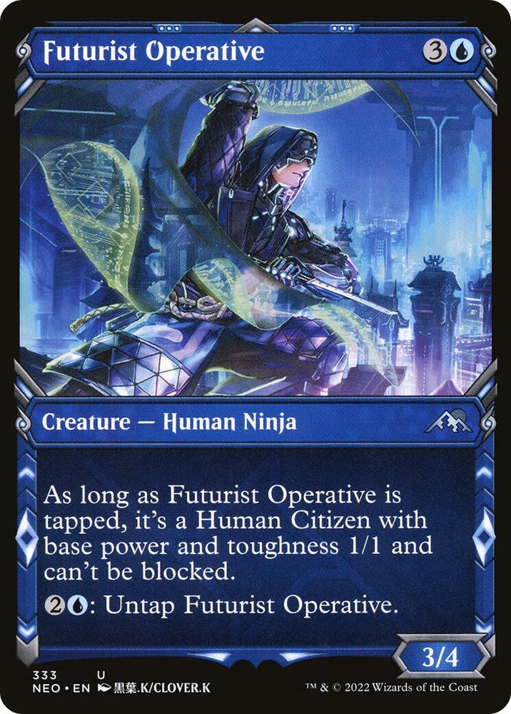 Image for Futurist Operative (Showcase) (333) [Kamigawa: Neon Dynasty]