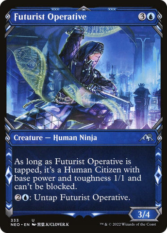 Image for Futurist Operative (Showcase) (333) [Kamigawa: Neon Dynasty]
