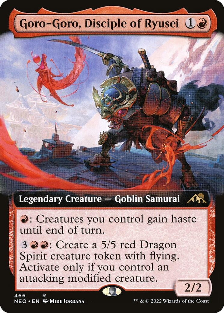 Image for Goro-Goro, Disciple of Ryusei (Extended Art) (466) [Kamigawa: Neon Dynasty]