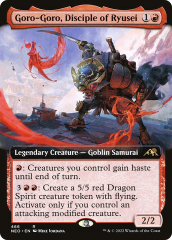 Image for Goro-Goro, Disciple of Ryusei (Extended Art) (466) [Kamigawa: Neon Dynasty]