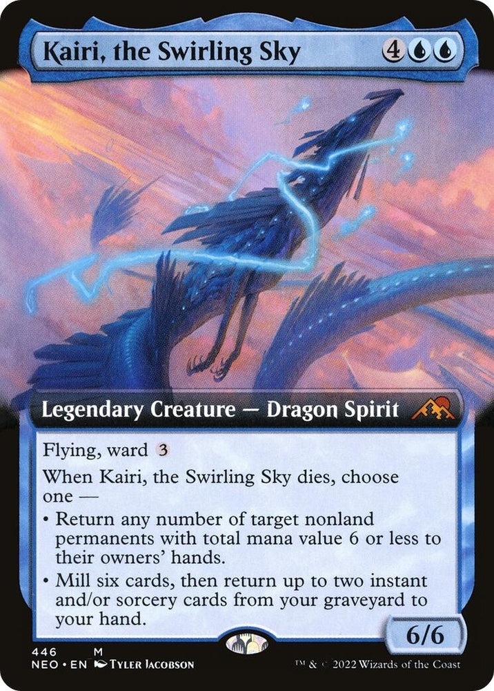 Image for Kairi, the Swirling Sky (Extended Art) (446) [Kamigawa: Neon Dynasty]