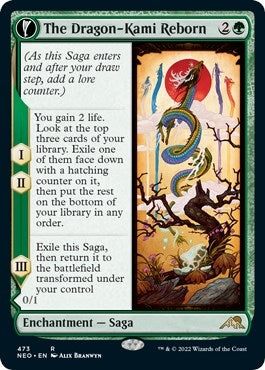 Image for The Dragon-Kami Reborn (Extended Art) (473) [Kamigawa: Neon Dynasty]