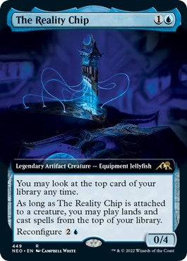 Image for The Reality Chip (Extended Art) (449) [Kamigawa: Neon Dynasty]