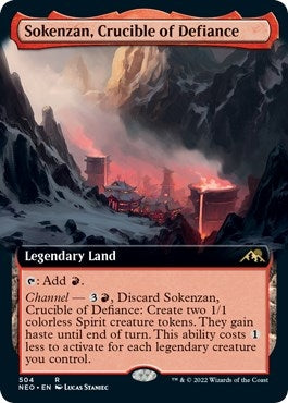 Image for Sokenzan, Crucible of Defiance (Extended Art) (504) [Kamigawa: Neon Dynasty]