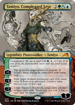 Image for Tamiyo, Compleated Sage (Borderless) (306) [Kamigawa: Neon Dynasty]