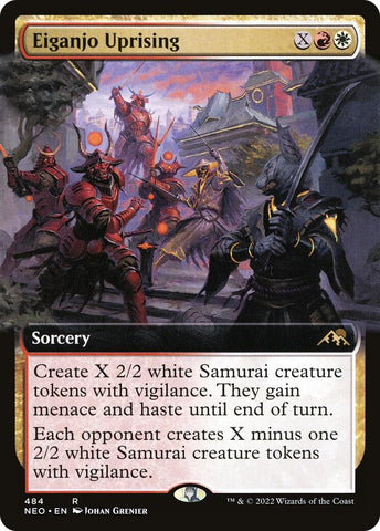 Image for Eiganjo Uprising (Extended Art) (484) [Kamigawa: Neon Dynasty]