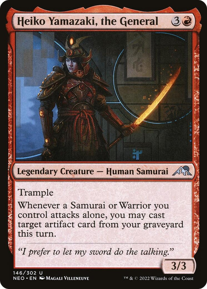 Image for Heiko Yamazaki, the General (146) [Kamigawa: Neon Dynasty]