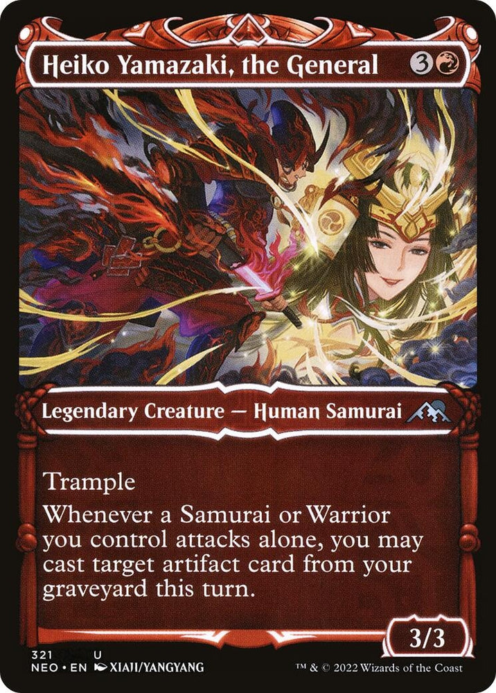 Image for Heiko Yamazaki, the General (Showcase) (321) [Kamigawa: Neon Dynasty]