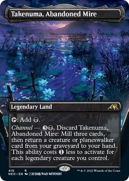 Image for Takenuma, Abandoned Mire (Borderless) (416) [Kamigawa: Neon Dynasty]