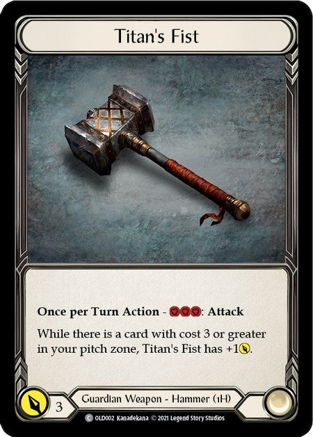 Image for Titan's Fist (OLD002) (Blitz Deck: Tales of Aria - Oldhim) - Flesh and Blood TCG