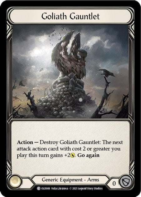 Image for Goliath Gauntlet (OLD006) (Blitz Deck: Tales of Aria - Oldhim) - Flesh and Blood TCG