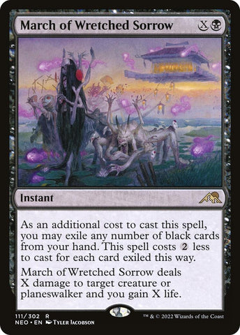 Image for March of Wretched Sorrow (111) [Kamigawa: Neon Dynasty]