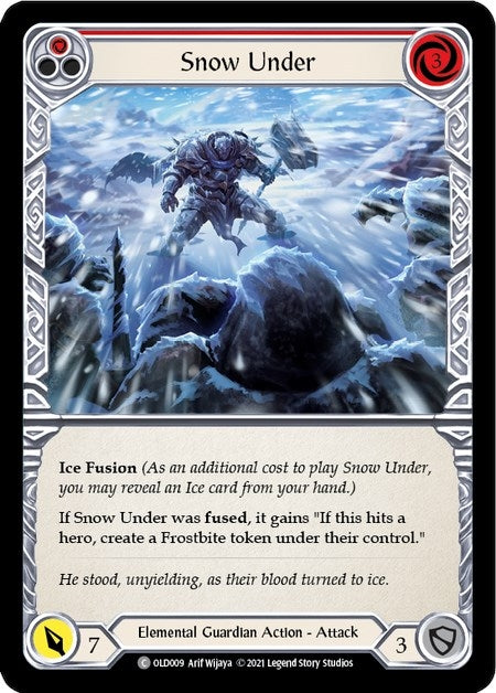 Image for Snow Under (Red) (OLD009) (Blitz Deck: Tales of Aria - Oldhim) - Flesh and Blood TCG