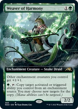 Image for Weaver of Harmony (Extended Art) (483) [Kamigawa: Neon Dynasty]