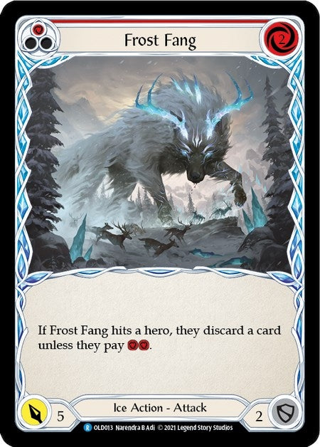 Image for Frost Fang (Red) (OLD013) (Blitz Deck: Tales of Aria - Oldhim) - Flesh and Blood TCG