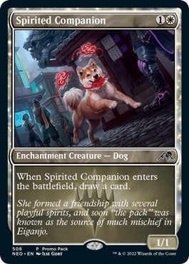 Image for Spirited Companion (508) [Promo Pack: Kamigawa: Neon Dynasty]
