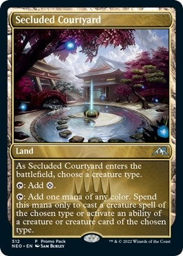 Image for Secluded Courtyard (512) [Promo Pack: Kamigawa: Neon Dynasty]