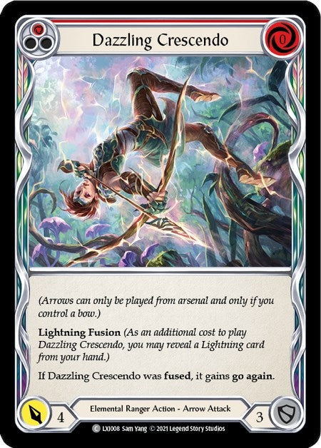 Image for Dazzling Crescendo (Red) (LXI008) (Blitz Deck: Tales of Aria - Lexi) - Flesh and Blood TCG