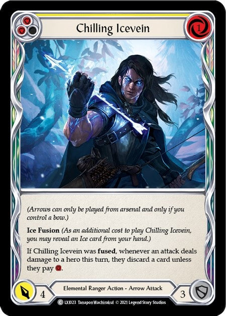 Image for Chilling Icevein (Yellow) (LXI023) (Blitz Deck: Tales of Aria - Lexi) - Flesh and Blood TCG