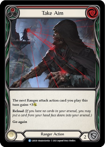 Image for Take Aim (Red) (LXI028) (Blitz Deck: Tales of Aria - Lexi) - Flesh and Blood TCG